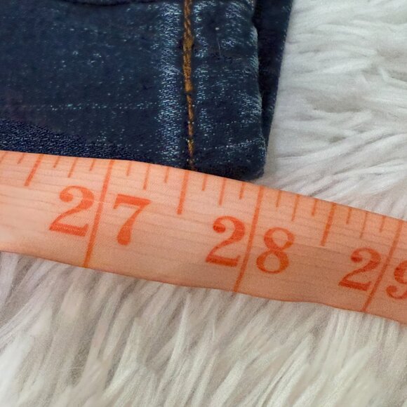 Women STS Blue Ankle Skinny Jeans Medium Rise in Dark Blue Size 27 - Picture 5 of 8